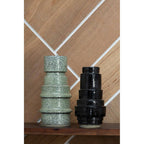 Black Earthenware Vase | Kaga