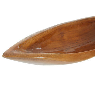 Small Teak Wood Boat Dish | Surak