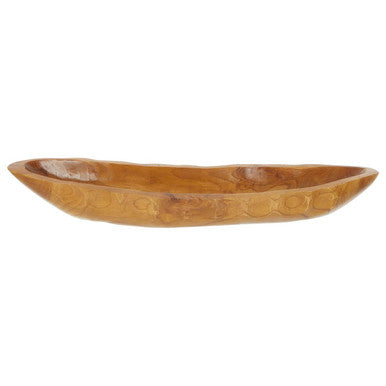 Large Teak Wood Boat Dish | Surak