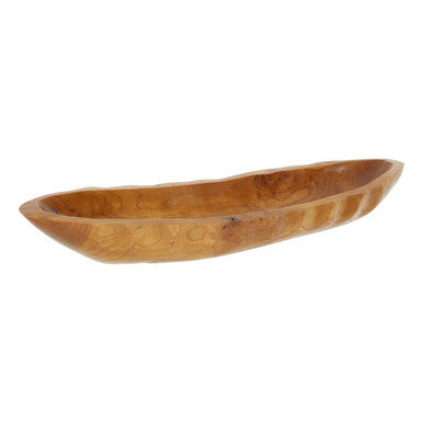 Large Teak Wood Boat Dish | Surak