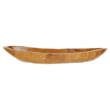Large Teak Wood Boat Dish | Surak