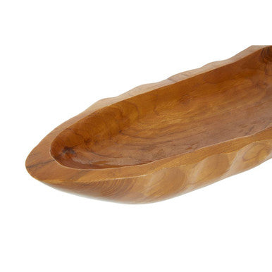Large Teak Wood Boat Dish | Surak