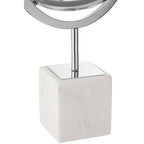 Silver Finish Spiral Sculpture | Mirano