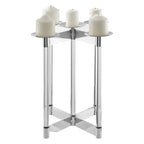 Lucita Silver Candelabra