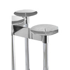 Lucita Silver Candelabra