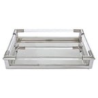 Silver Finish Rectangular Tray | Lucita