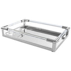 Silver Finish Rectangular Tray | Lucita