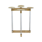 Lucita Gold Finish Candelabra.