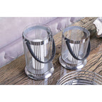 Small Silver Finish Lantern | Astro