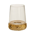 Small Gold Hurricane Candle Holder | Martele