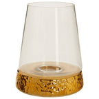Large Hurricane Gold Candle Holder | Martele
