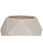 White Geometric Planter with Legs | Darnell