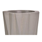 Small Grey Faceted Planter | Darnell