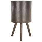 Large Black Finish Planter | Darnell
