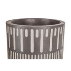 Large Black and White Finish Planter | Darnell