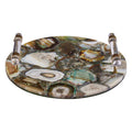 Green and Gold Agate Tray | Bowerbird