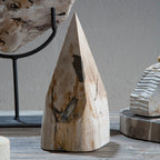 Petrified Wood Pyramid Sculpture | Relic