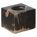 Dark Petrified Wood Tealight Holder | Relic