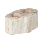 Petrified Wood Double Candle Holder | Relic