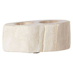 Petrified Wood Double Candle Holder | Relic