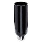 Black and Silver Small Pedestal Vase | Callie