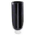 Black and Silver Small Pedestal Vase | Callie