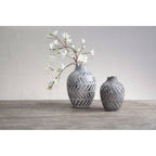 Grey and Silver Small Vase | Helaine
