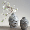 Grey and Silver Small Vase | Helaine