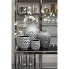 Helaine Grey and Silver Large Ceramic Planter