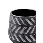 Helaine Grey and Silver Large Ceramic Planter