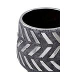 Grey and Silver Small Planter | Helaine