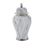 Marble Effect Large Ceramic Jar | Marmo