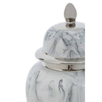 Marble Effect Large Ceramic Jar | Marmo