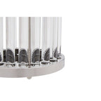 Small Silver and Glass Candle Holder | Franklin