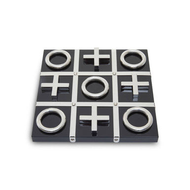 Black and Silver Tic Tac Toe Game | Flos