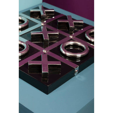 Black and Silver Tic Tac Toe Game | Flos