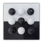 Black and White Tic Tac Toe Marble Game | Flos