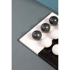 Black and White Tic Tac Toe Marble Game | Flos