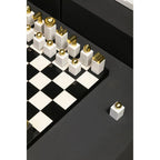 Marble and Wood Chess Set | Flos