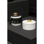 Black Marble Storage Jar | Flos