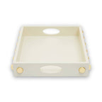 Cream and Gold Studded Tray | Frida