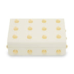 Small Cream and Gold Trinket Box | Frida