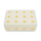 Large Cream and Gold Trinket Box | Frida
