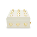Large Cream and Gold Trinket Box | Frida
