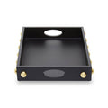 Black and Gold Studded Tray | Frida