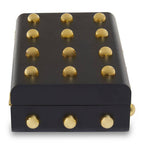 Small Black and Gold Trinket Box | Frida