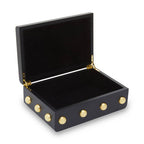 Large Black and Gold Trinket Box | Frida