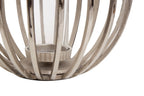 Large Silver Finish Lantern | Aura