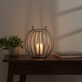 Large Silver Finish Lantern | Aura