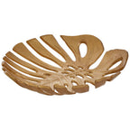 Monstera Small Gold Finish Leaf Dish | Prato